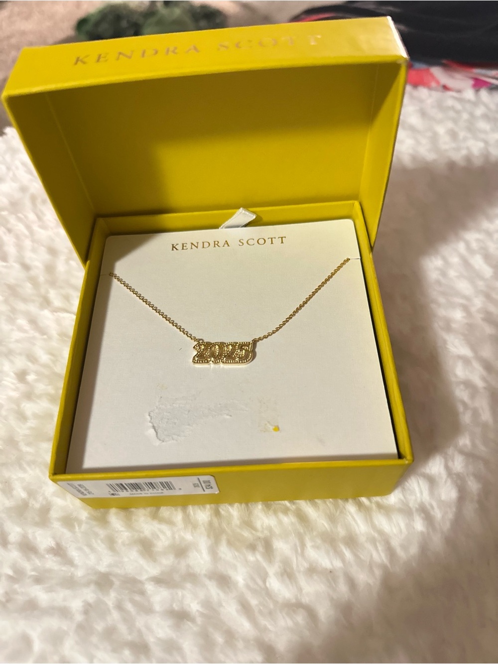 Kendra Scott Gold Number Pendant Necklace